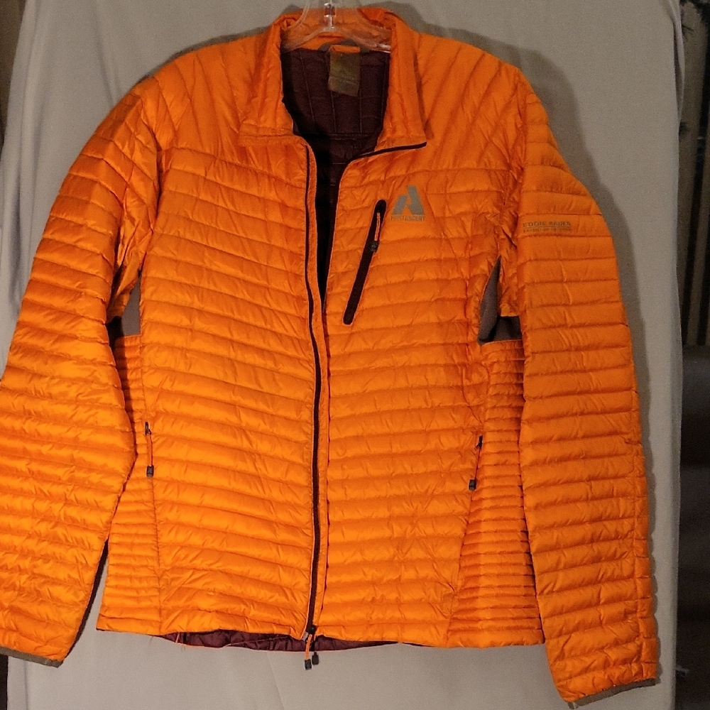 Eddie Bauer Vibrant Orange Puffer Jacket